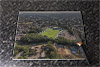 Rectangular glass cuttingboard showing Aerial Photograph of Farnborough - Cherrywood Road