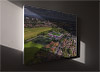 Fine Art Canvas showing Aerial Photograph of FC United of Manchester - Broadhurst Park