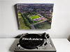 Fine Art Canvas showing Aerial Photograph of FC United of Manchester - Broadhurst Park