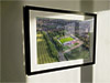 Extra Large Classic Mounted and Framed Fine Art Print showing Aerial Photograph of FC United of Manchester - Broadhurst Park