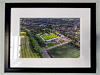 Classic Mounted and Framed Fine Art Print showing Aerial Photograph of FC United of Manchester - Broadhurst Park