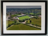 Extra Large Classic Mounted and Framed Fine Art Print showing Aerial Photograph of Forest Green Rovers - The New Lawn