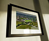 Classic Mounted and Framed Fine Art Print showing Aerial Photograph of Forest Green Rovers - The New Lawn