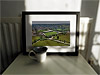 Classic Mounted and Framed Fine Art Print showing Aerial Photograph of Forest Green Rovers - The New Lawn