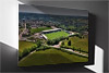 Fine Art Canvas showing Aerial Photograph of Forest Green Rovers - The New Lawn