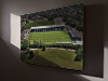 Fine Art Canvas showing Aerial Photograph of Forest Green Rovers - The New Lawn