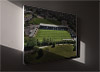 Fine Art Canvas showing Aerial Photograph of Forest Green Rovers - The New Lawn