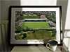 Extra Large Classic Mounted and Framed Fine Art Print showing Aerial Photograph of Forest Green Rovers - The New Lawn