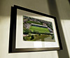 Classic Mounted and Framed Fine Art Print showing Aerial Photograph of Forest Green Rovers - The New Lawn