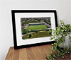 Classic Mounted and Framed Fine Art Print showing Aerial Photograph of Forest Green Rovers - The New Lawn