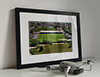 Classic Mounted and Framed Fine Art Print showing Aerial Photograph of Forest Green Rovers - The New Lawn