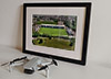 Classic Mounted and Framed Fine Art Print showing Aerial Photograph of Forest Green Rovers - The New Lawn