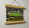 22.5cm / 8.9"  poster hanger with 6x8" landscape print showing Aerial Photograph of Forest Green Rovers - The New Lawn