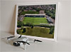Framed Poster showing Aerial Photograph of Forest Green Rovers - The New Lawn