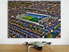 Fine Art Poster showing Aerial Photograph of Gillingham - Priestfield Stadium