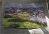 Large white fleece Blanket showing Aerial Photograph of Gloucester City - New Meadow Park Large white fleece Blanket showing Aerial Photograph of Gloucester City - New Meadow Park