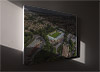 Fine Art Canvas showing Aerial Photograph of Halifax Town - Shay Stadium