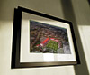 Classic Mounted and Framed Fine Art Print showing Aerial Photograph of Hamilton Academical - New Douglas Park