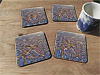 Cork drink coaster showing Aerial Photograph of Harrogate Town - Wetherby Road