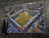 Wooden cork placemat showing Aerial Photograph of Harrogate Town - Wetherby Road Wooden cork placemat showing Aerial Photograph of Harrogate Town - Wetherby Road