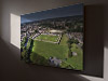 Fine Art Canvas showing Aerial Photograph of Havant & Waterlooville - Draper Tools Community Stadium