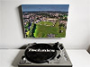 Fine Art Canvas showing Aerial Photograph of Havant & Waterlooville - Draper Tools Community Stadium