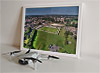 Framed Poster showing Aerial Photograph of Havant & Waterlooville - Draper Tools Community Stadium