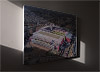 Fine Art Canvas showing Aerial Photograph of Heart of Midlothian - Tynecastle