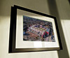 Classic Mounted and Framed Fine Art Print showing Aerial Photograph of Heart of Midlothian - Tynecastle