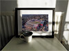 Classic Mounted and Framed Fine Art Print showing Aerial Photograph of Heart of Midlothian - Tynecastle