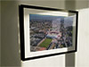 Extra Large Classic Mounted and Framed Fine Art Print showing Aerial Photograph of Heart of Midlothian - Tynecastle