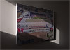 Fine Art Canvas showing Aerial Photograph of Heart of Midlothian - Tynecastle