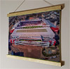 42cm / 16.5" poster hanger with 12x16" landscape print showing Aerial Photograph of Heart of Midlothian - Tynecastle 42cm / 16.5" poster hanger with 12x16" landscape print showing Aerial Photograph of Heart of Midlothian - Tynecastle