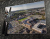 Wooden cork placemat showing Aerial Photograph of Hereford United - Edgar Street Wooden cork placemat showing Aerial Photograph of Hereford United - Edgar Street