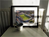 Classic Mounted and Framed Fine Art Print showing Aerial Photograph of Hereford United - Edgar Street