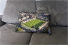 Custom Printed Canvas Cushion showing Aerial Photograph of Hereford United - Edgar Street