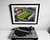 Aerial Photograph of Hereford United - Edgar Street Extra Large Classic Mounted and Framed Fine Art Print showing Aerial Photograph of Hereford United - Edgar Street