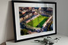 Aerial Photograph of Hereford United - Edgar Street Extra Large Classic Mounted and Framed Fine Art Print showing Aerial Photograph of Hereford United - Edgar Street