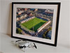 Aerial Photograph of Hereford United - Edgar Street Extra Large Classic Mounted and Framed Fine Art Print showing Aerial Photograph of Hereford United - Edgar Street