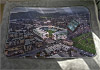 Large white fleece Blanket showing Aerial Photograph of Hibernian - Easter Road Large white fleece Blanket showing Aerial Photograph of Hibernian - Easter Road