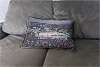 Custom Printed Canvas Cushion showing Aerial Photograph of Hibernian - Easter Road