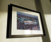 Classic Mounted and Framed Fine Art Print showing Aerial Photograph of Hibernian - Easter Road