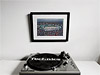 Classic Mounted and Framed Fine Art Print showing Aerial Photograph of Hibernian - Easter Road