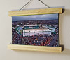 22.5cm / 8.9"  poster hanger with 6x8" landscape print showing Aerial Photograph of Hibernian - Easter Road