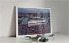 Framed Poster showing Aerial Photograph of Hibernian - Easter Road