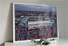 Framed Poster showing Aerial Photograph of Hibernian - Easter Road
