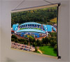 A 62cm / 24.4" poster hanger with 18x24" landscape print showing Aerial Photograph of Huddersfield Town - The John Smith's Stadium