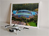 Framed Poster showing Aerial Photograph of Huddersfield Town - The John Smith's Stadium