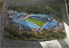 Large white fleece Blanket showing Aerial Photograph of Huddersfield Town - The John Smith's Stadium Large white fleece Blanket showing Aerial Photograph of Huddersfield Town - The John Smith's Stadium