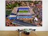 Fine Art Poster showing Aerial Photograph of Ipswich Town - Portman Road